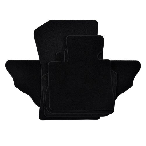 EgriAuto plyšový textilní koberec černý Bmw X7 7místný 2019-vyšší 6 ks
