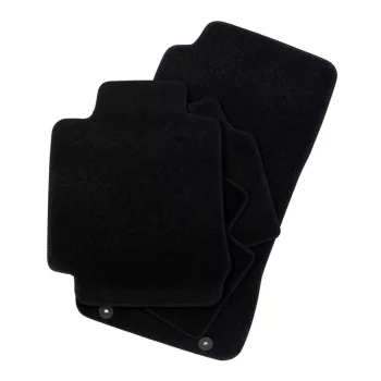   EgriAuto plyšový textilní koberec černý Bmw 4 G26 Grand Coupe 2021-vyšší 4 ks
