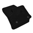 EgriAuto plyšový textilní koberec černý PEUGEOT 2008 electric 2020-vyšší 4 ks