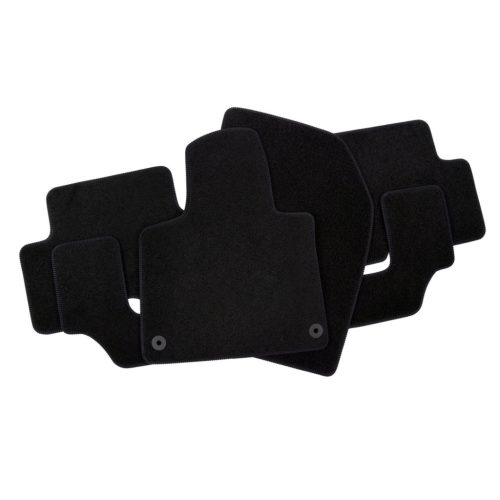 EgriAuto plyšový textilní koberec černý CITROEN C4 Grand Picasso/SpaceTourer 2014-magasabb 6 ks