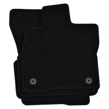   EgriAuto plyšový textilní koberec černý CITROEN C5 Aircross 2018-magasabb 4 ks