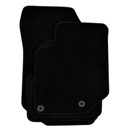 EgriAuto plyšový textilní koberec černý DS3 Crossback 2020-magasabb 4 ks