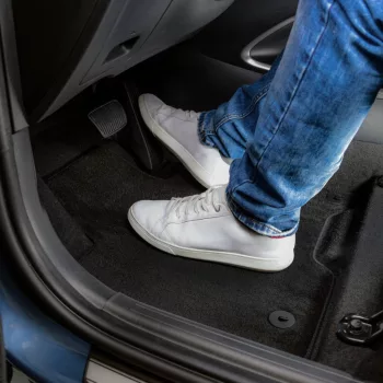   EgriAuto plyšový textilní koberec černý Forthing T5 Evo 2020-vyšší 3 ks