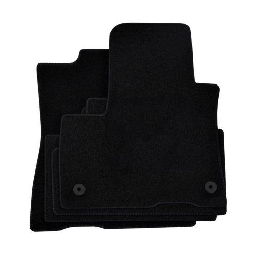 EgriAuto plyšový textilní koberec černý Kia Soul Electric 2019-vyšší 4 ks