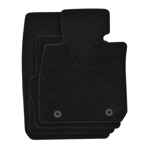EgriAuto plyšový textilní koberec černý Mazda CX-3 2015-vyšší 4 ks