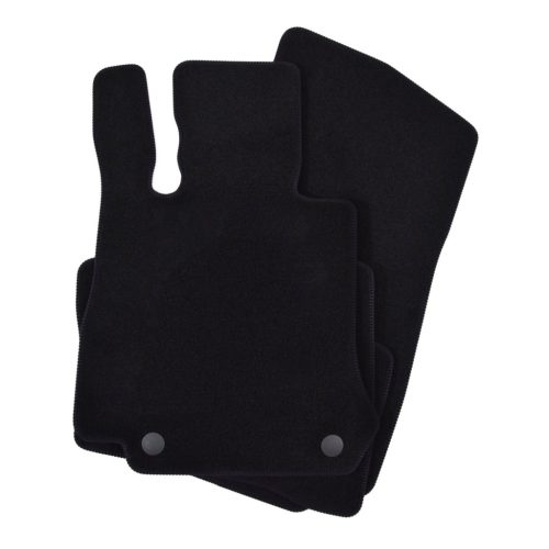 EgriAuto plyšový textilní koberec černý MERCEDES GLC C253, X253 2016-2022 4 ks