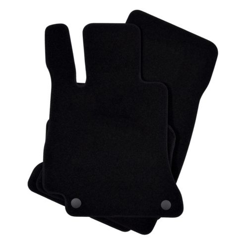 EgriAuto plyšový textilní koberec černý MERCEDES GLE W213 2017-magasabb 4 ks