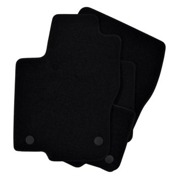   EgriAuto plyšový textilní koberec černý MERCEDES ML GLE W166 2015-2019 4 ks