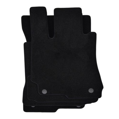 EgriAuto plyšový textilní koberec černý MERCEDES S W221 2005-2013 4 ks