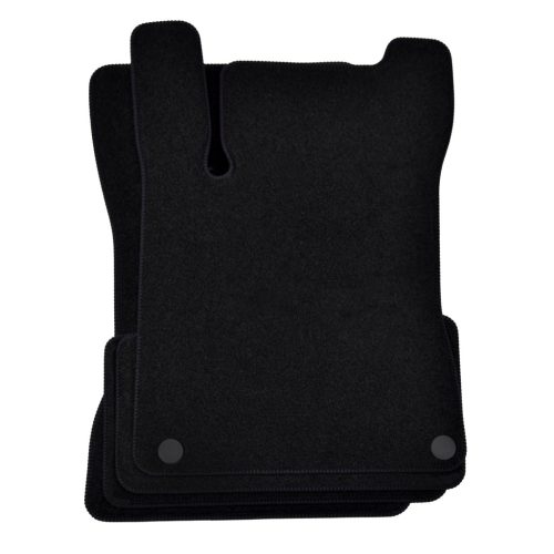 EgriAuto plyšový textilní koberec černý MERCEDES GLB X247 2020-magasabb 4 ks