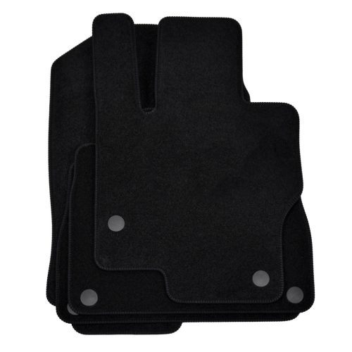 EgriAuto plyšový textilní koberec černý MERCEDES GLE W167 SUV 2019-magasabb 4 ks