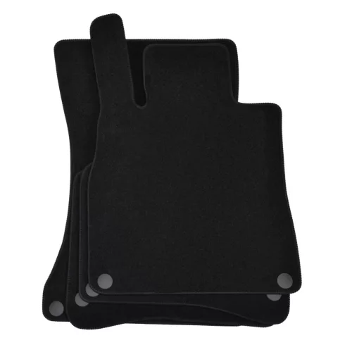 EgriAuto plyšový textilní koberec černý MERCEDES S W222 2013-2020 4 ks