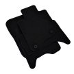 EgriAuto plyšový textilní koberec černý MITSUBISHI L200 2015-2018 4 ks