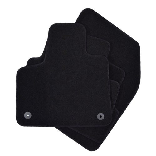 EgriAuto plyšový textilní koberec černý OPEL Grandland X 2017-magasabb 4 ks