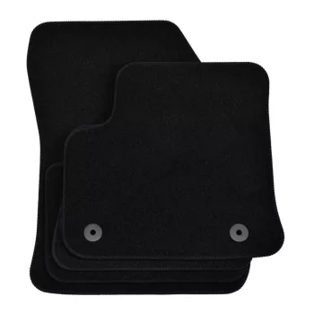   EgriAuto plyšový textilní koberec černý PEUGEOT 208 Electric 2020-vyšší 4 ks
