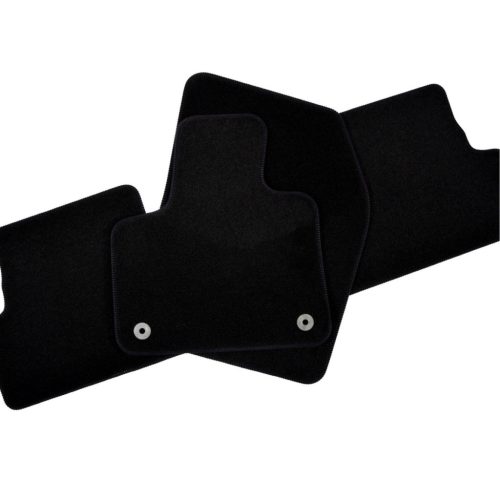 EgriAuto plyšový textilní koberec černý PEUGEOT 3008 2017-2024 4 ks