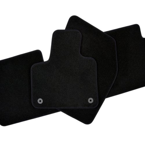 EgriAuto plyšový textilní koberec černý PEUGEOT 5008 2017-2024 4 ks