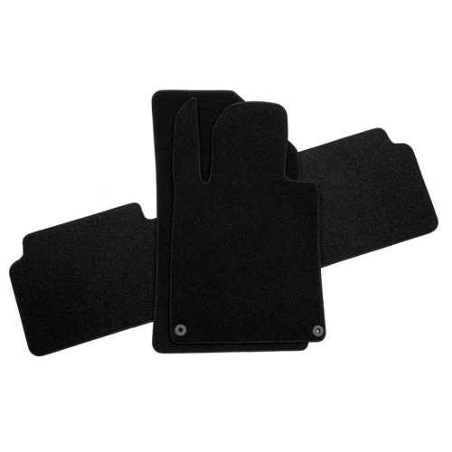 EgriAuto plyšový textilní koberec černý PEUGEOT 508 2010-2018 4 ks