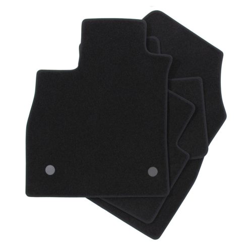 EgriAuto plyšový textilní koberec černý RENAULT Talisman 2016-magasabb 4 ks