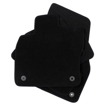   EgriAuto plyšový textilní koberec černý Seat Ateca 2016-vyšší 4 ks