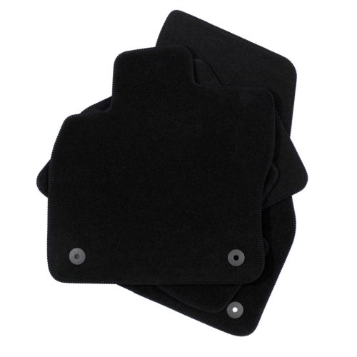 EgriAuto plyšový textilní koberec černý Seat Ateca 2016-vyšší 4 ks