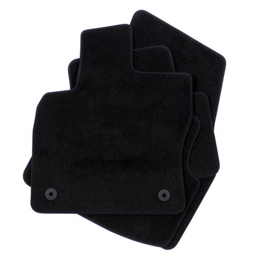 EgriAuto plyšový textilní koberec černý Seat Leon III 2012-2020 4 ks