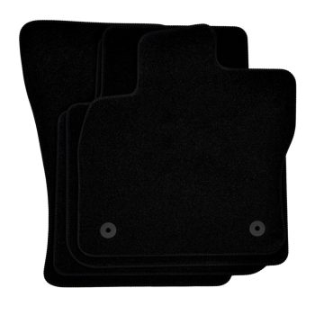   EgriAuto plyšový textilní koberec černý Seat Tarraco 2019-vyšší 4 ks
