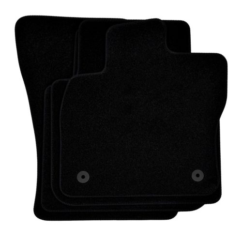 EgriAuto plyšový textilní koberec černý Seat Tarraco 2019-vyšší 4 ks