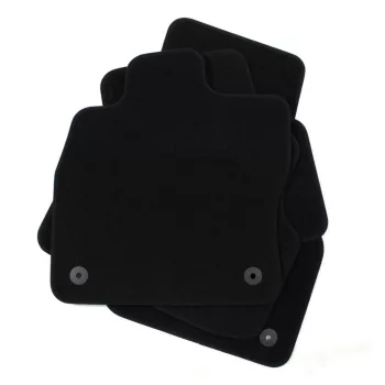   EgriAuto plyšový textilní koberec černý VW Golf VIII 2020-vyšší 4 ks