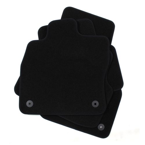 EgriAuto plyšový textilní koberec černý VW Golf VIII 2020-vyšší 4 ks