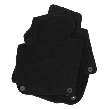   EgriAuto plyšový textilní koberec černý SKODA Superb II 2008-2014 4 ks