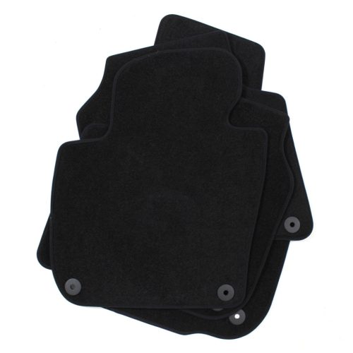 EgriAuto plyšový textilní koberec černý SKODA Superb II 2008-2014 4 ks