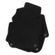 EgriAuto plyšový textilní koberec černý SKODA Superb II 2008-2014 4 ks