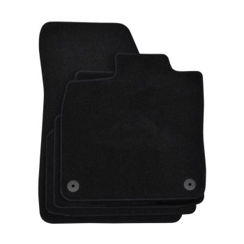   EgriAuto plyšový textilní koberec černý SKODA Enyaq 2021-vyšší 4 ks