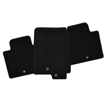   EgriAuto plyšový textilní koberec černý SSangYong Rexton 5 míst 2018-vyšší 4 ks