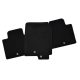 EgriAuto plyšový textilní koberec černý SSangYong Rexton 7 míst 2018-vyšší 6 ks