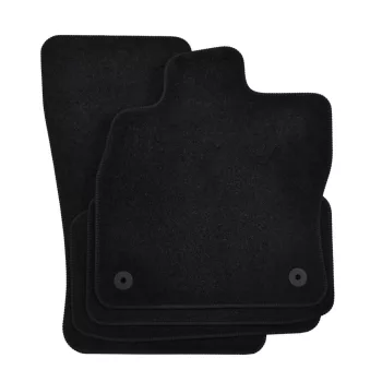   EgriAuto plyšový textilní koberec černý Seat Leon IV 2020-vyšší 4 ks