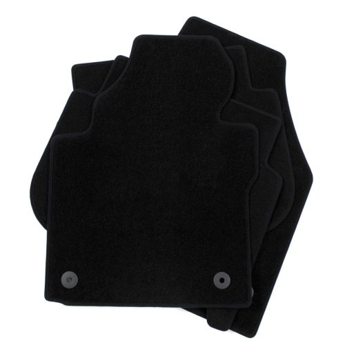 EgriAuto plyšový textilní koberec černý VW Touran 2011-2015 4 ks