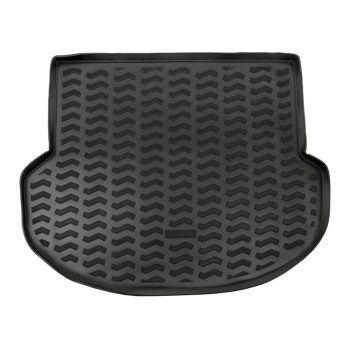   EgriAuto normální černé guma Gumová vana do kufru HYUNDAI Santa Fe 2012-2018 5 míst