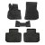 EgriAuto Prémiové 3D gumové autokoberce s upevněním Bmw X3 G01 2017-2024 4 ks