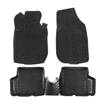   EgriAuto Prémiové 3D gumové autokoberce s upevněním Dacia Duster 4 WD 2010-2014