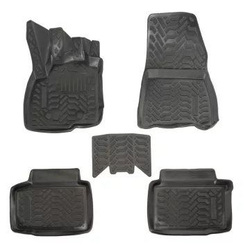   EgriAuto 3D prémiové gumové koberce s patentkami Duster 3 2024- 4x4 5 ks