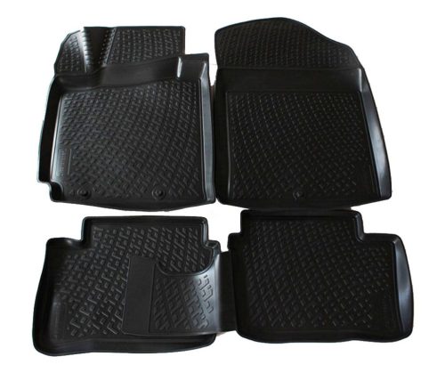 EgriAuto Prémiové 3D gumové autokoberce s upevněním Kia Picanto 2011-2017