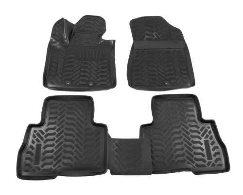 EgriAuto 3D prémiové gumové koberce s patentkami Kia Sorento 2012-2015