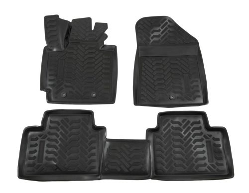 EgriAuto Prémiové 3D gumové autokoberce s upevněním Kia Soul 2013-2019