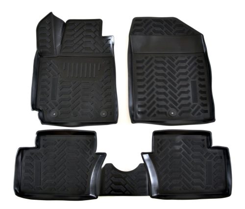 EgriAuto Prémiové 3D gumové autokoberce s upevněním Kia Picanto mk3 2017-