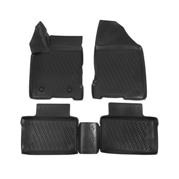   EgriAuto Prémiové 3D gumové autokoberce s upevněním Lada Vesta 2015- 4 ks