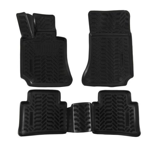 EgriAuto Prémiové 3D gumové autokoberce s upevněním MERCEDES-Benz E Class W212 2009-2016