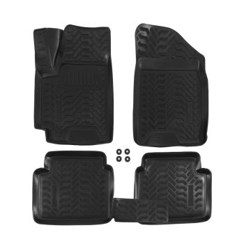   EgriAuto Prémiové 3D gumové autokoberce s upevněním MERCEDES-Benz A-Class W168 1997-2004