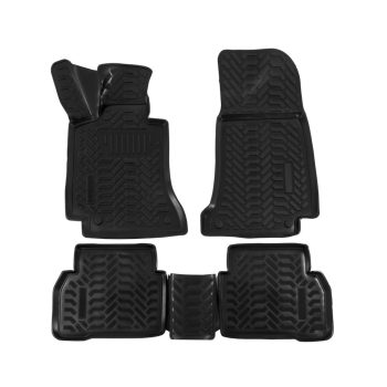   EgriAuto Prémiové 3D gumové autokoberce s upevněním MERCEDES-Benz C Class W205 2014-2021